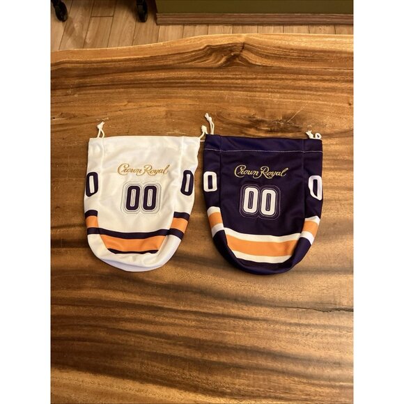 Set of 2 Special Edition Crown Royal NFL Game Day Drawstring Bags 750 ML - Picture 8 of 8
